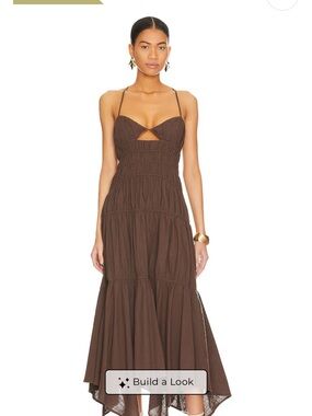 REVOLVE Tahlia dress in chocolate